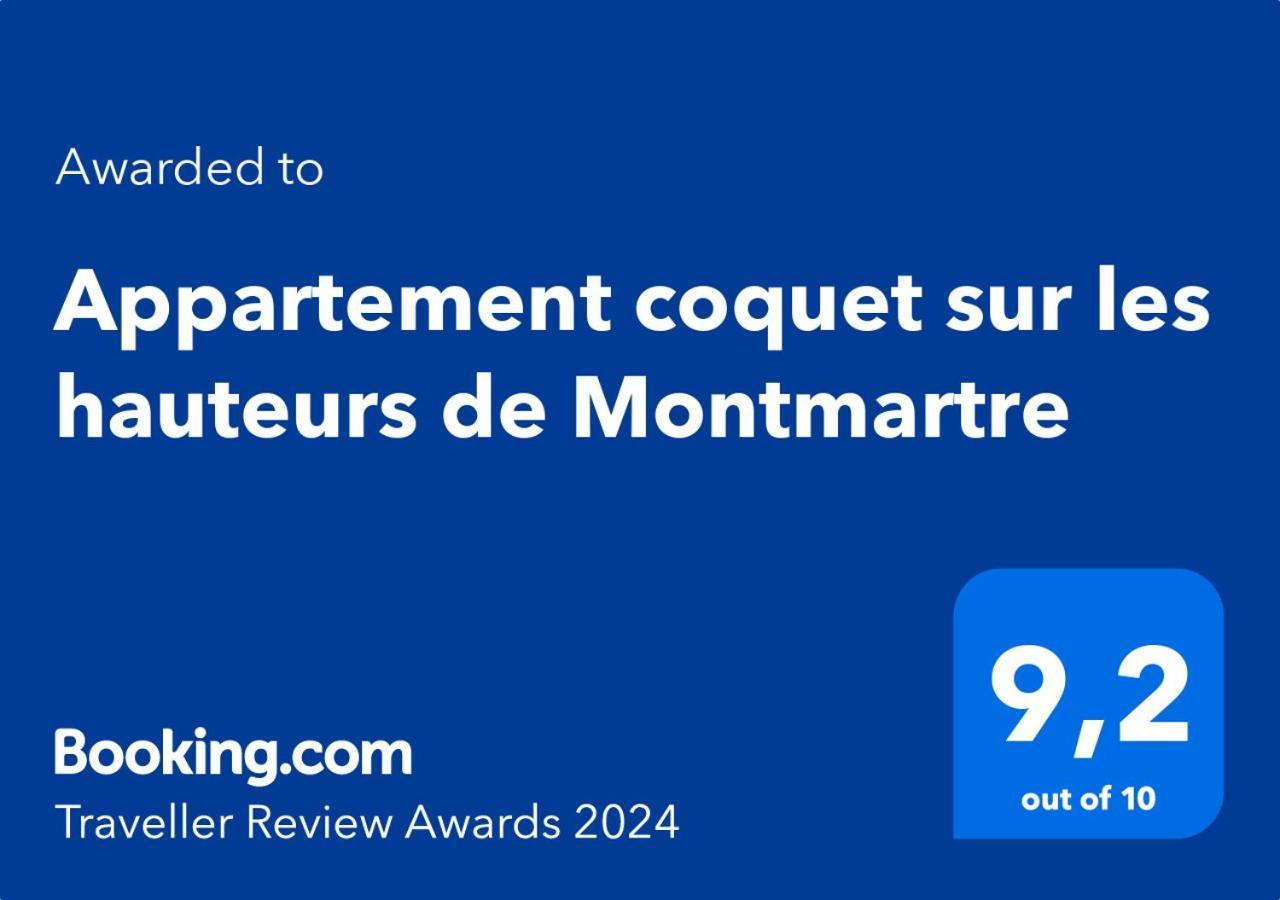 Appartement Coquet Sur Les Hauteurs De Montmartre Paris Exterior photo